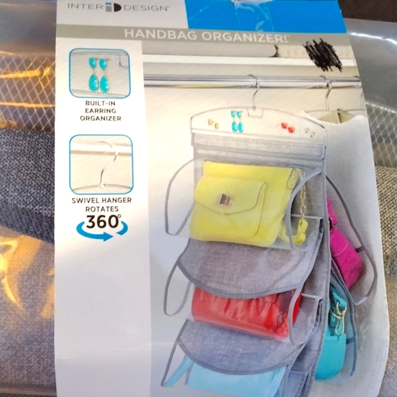 Nwot Inter Design Hanging HandBag Organizer - Picture 5 of 5